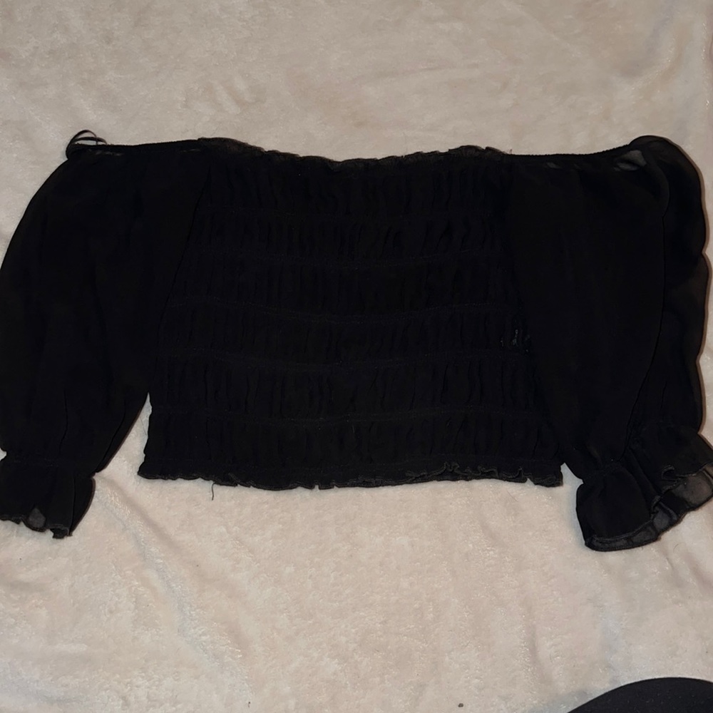 Cute little off the shoulders crop top